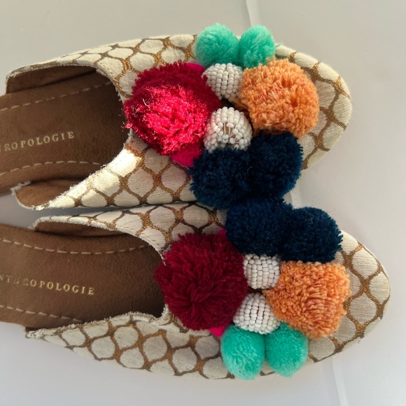 Anthropologie Pom Pom slides - Picture 3 of 6